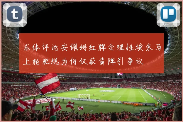 东体评论安佩姆红牌合理性埃朱马上轮犯规为何仅获黄牌引争议